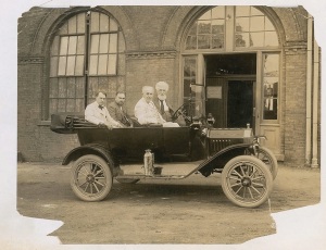 The back of this 1906 photo has the personal stamp of Thomas Edison on back.  The famous ownership adds to the value.