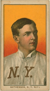 1909 lithograph baseball card.  Upclose you can see the back dot pattern.  However, the card resembles a little painting and won't be mistaken for a photographl