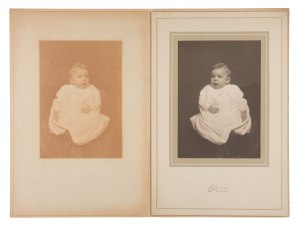 'Ghost' image transfer for platinum print onto other paper.  Sure sign a photo is a platinum print.